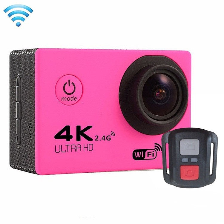 Victure Pink 4K Ultra HD Waterproof Action Camera with Wi-Fi & 2.4G Remote | Professional Mini Sports Cam for Diving, Hiking, and Extreme Adventure