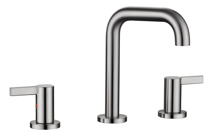 Bathroom Faucet For Bathroom Sink With Two Handles, Pop Up Drain And Supply Lines