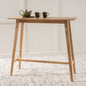 Natural Oak Wood Bar Table