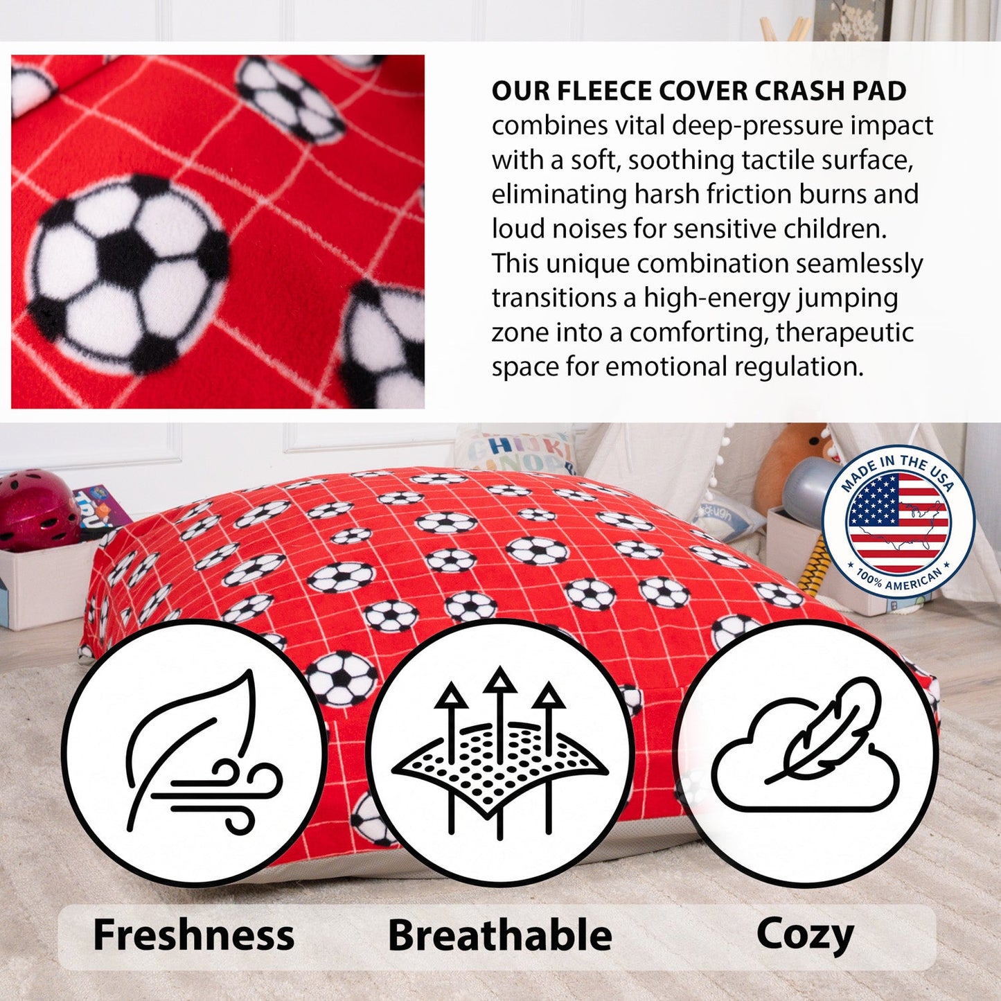 Sensory Crash Pad for Kids & Adults