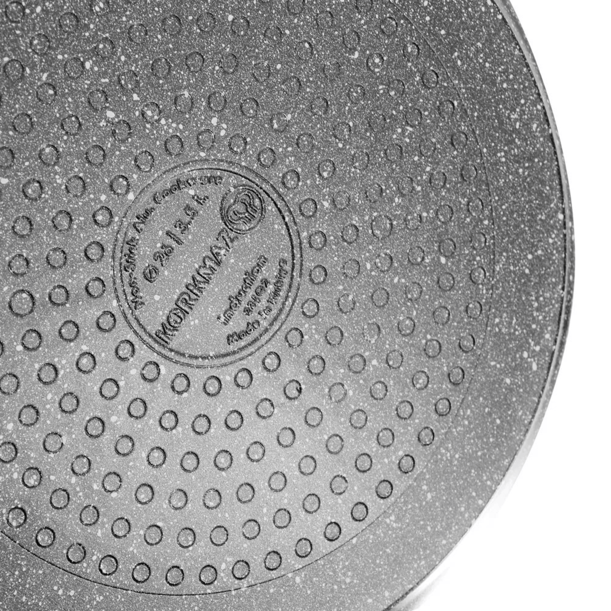 Korkmaz Ornella Aluminum 4L Non-Stick Low Casserole Dish with Lid