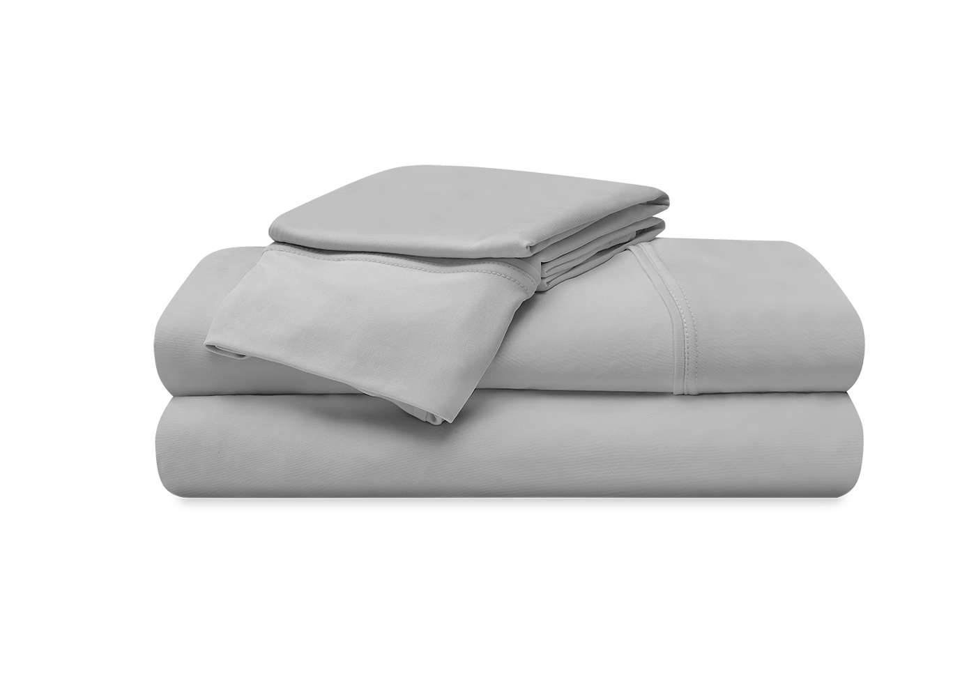 BedGear Vertex Sheet Set, Light Grey, Split King / Split Cal King