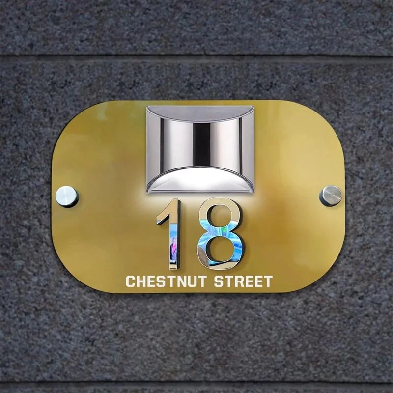 Personalized Acrylic Material House Number