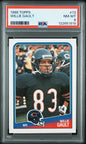 Graded 1988 Topps Willie Gault #72 Football Card PSA 8 Near Mint