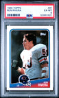 Graded 1988 Topps Ron Rivera #81 Rookie RC Football Card PSA 6 Excellent