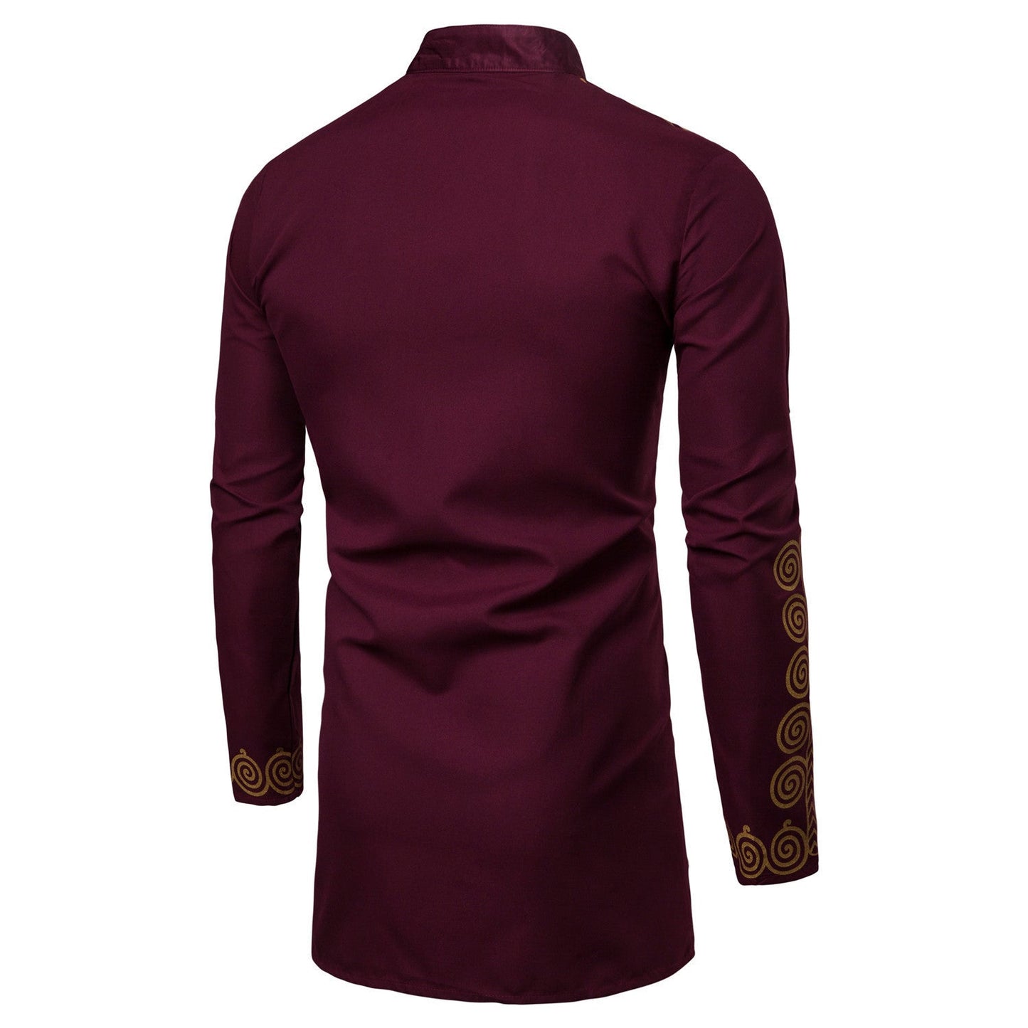 Men's African Hip Hop Pullover - Casual Long Robe for Fashionable Style
