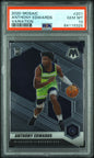 Graded 2020 Panini Mosaic Anthony Edwards #201 Variation Rookie RC Basketball Card PSA 10 Gem Mint