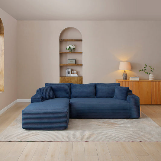105'' Modular Sectional Sofa with Deep Seat and Chaise