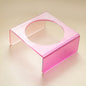 Cat Bowl Rack Acrylic Dog Bowl Anti-tumble