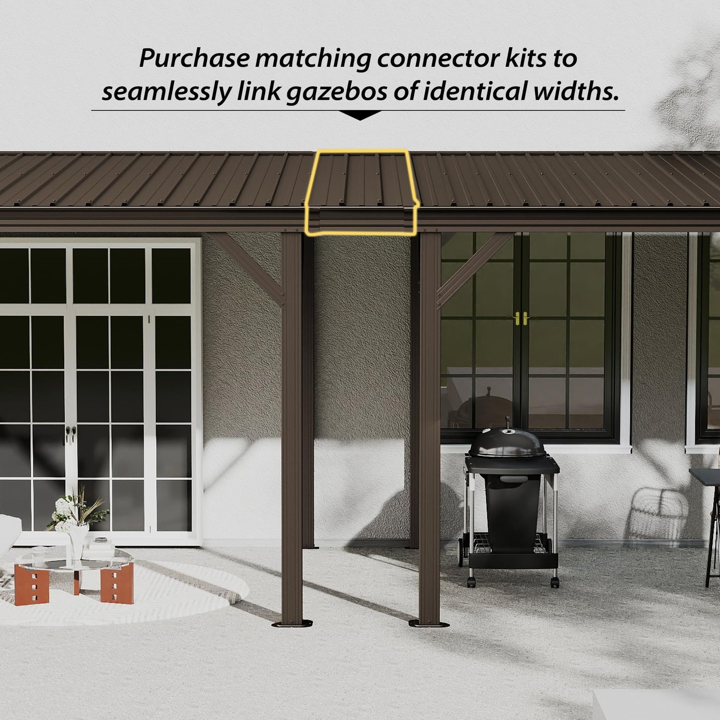 Gazebo Connector Kit for 10ft Wall Mounted Gazebos