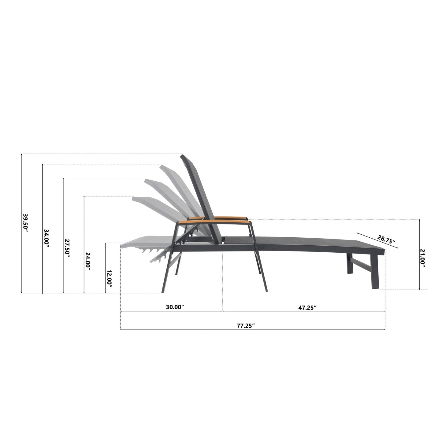 Oaxton Chaise Lounge
