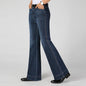 Fashionable Mens Denim Mid-rise Flared Pants