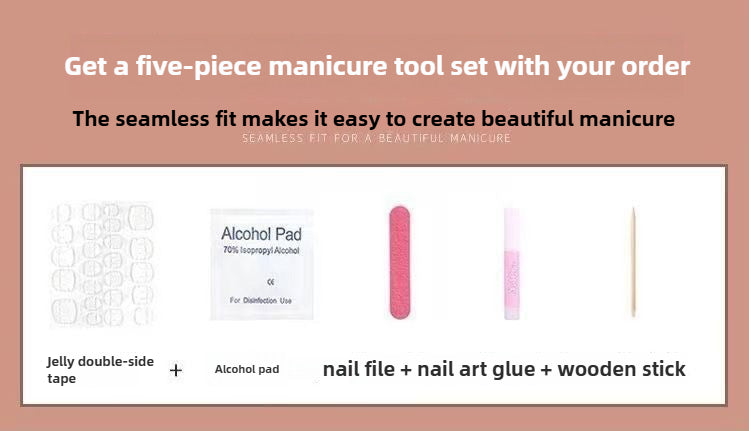 1053- Handmade press on nails fake nails removable