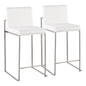 Fuji - Contemporary High Back Counter Stool, Functional Design