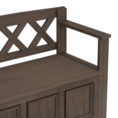 Amherst - Handcrafted Entryway Storage Bench