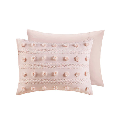 Full/Queen Clip Jacquard Comforter Set
