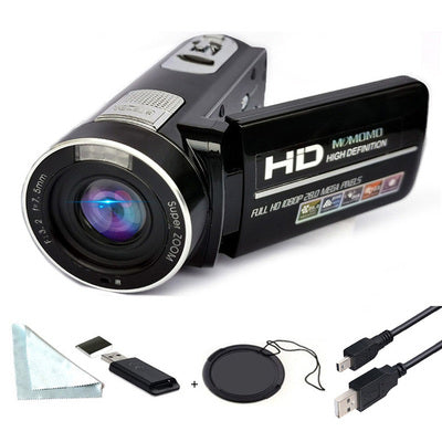 New HD 1080P Digital Camera with 3.0 Inch Rotating Screen for Photography and Video Recording
