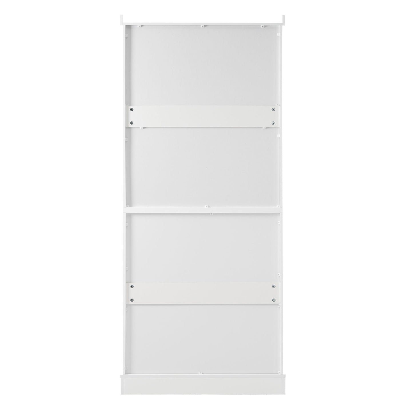 Freestanding Tall Bathroom Cabinet With Adjustable Shelves, Drawers, Soft Close Glass Doors