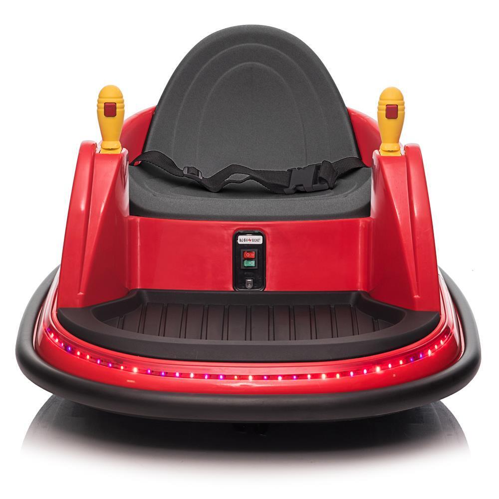 360° Remote Control Bumper Car for Kids - Red