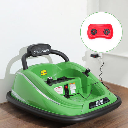 360° Spin Electric Ride-On Car for Kids with Parent Remote Control - Bumper Vehicle Toy (12V)