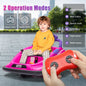 360° Spin Electric Bumper Car for Kids with Remote Control - 12V Electric Vehicle Toy