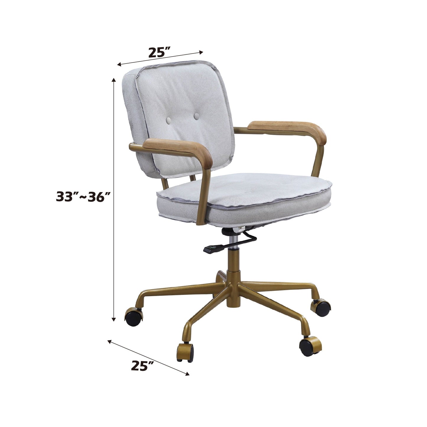 Siecross Top Grain Leather Office Chair