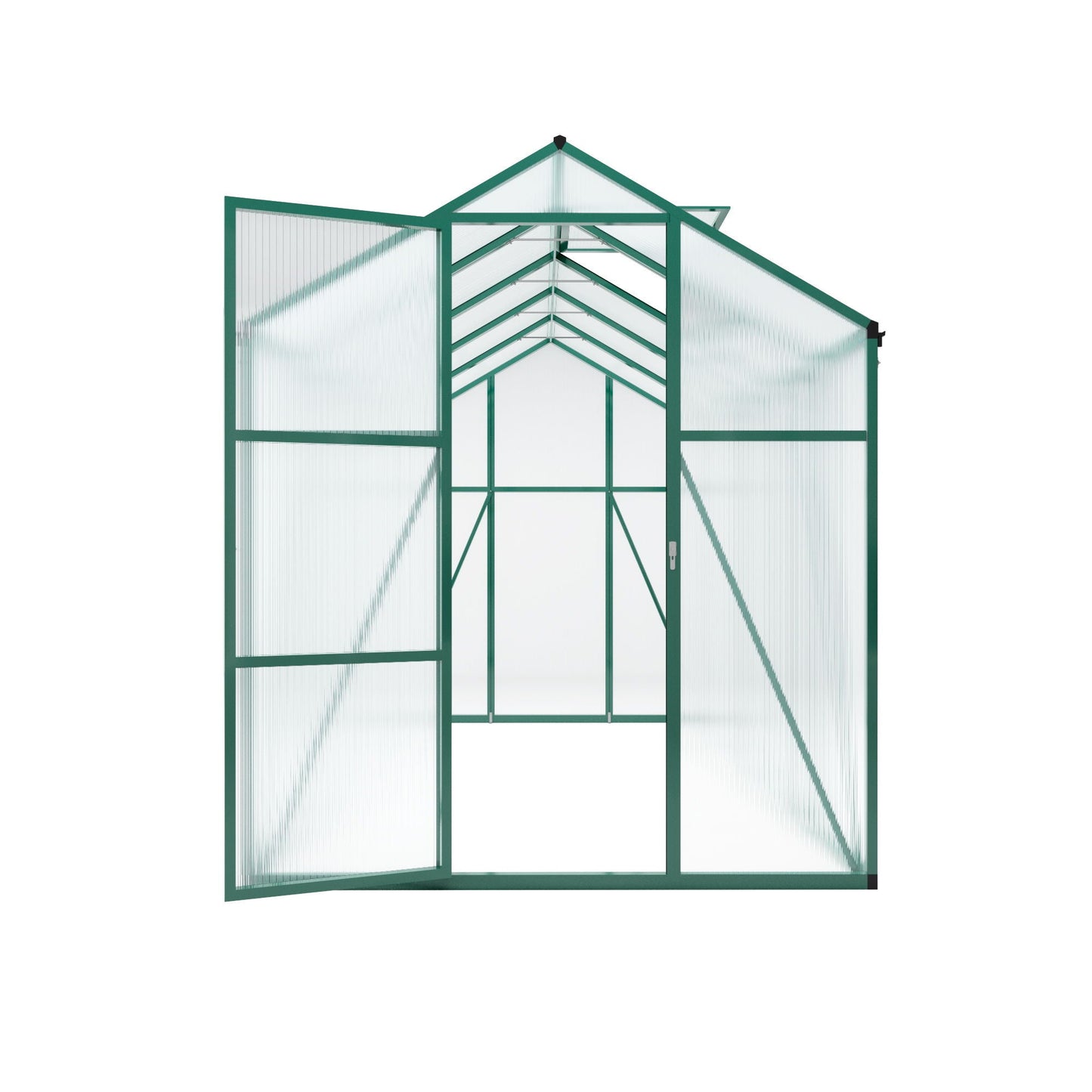 Polycarbonate Walk-In house, Raised Base For Outdoor In All Season