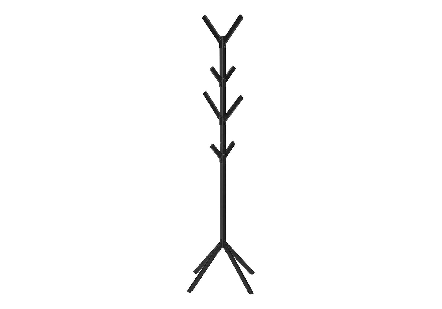 Coat Rack, Hall Tree, Freestanding, 8 Hooks, Entryway, Contemporary & Modern