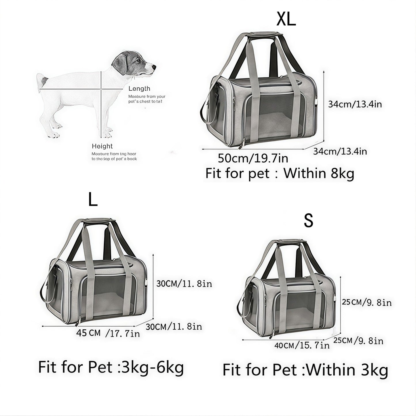 Outdoor Travel Portable Pet Bags For Travel