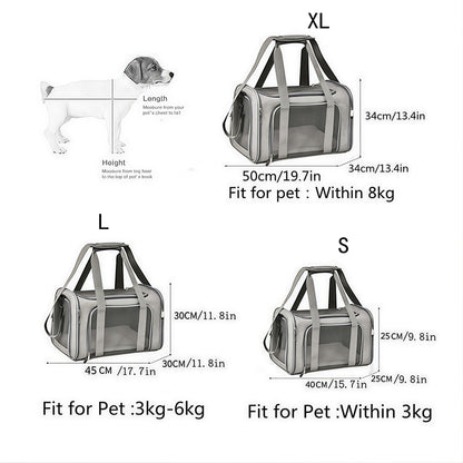 Outdoor Travel Portable Pet Bags For Travel