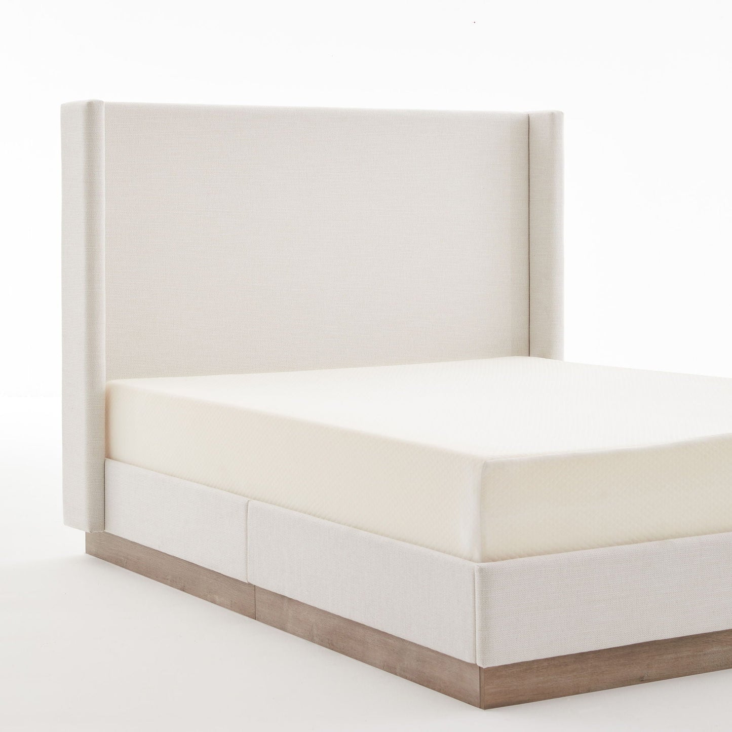 Hosford - Minimalist Upholstered Wingback Bed