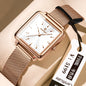Womens Quartz Square Watch