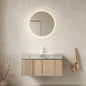 MURI 36" Bathroom Vanity with Sink, Floating Wall-Mounted Cabinet