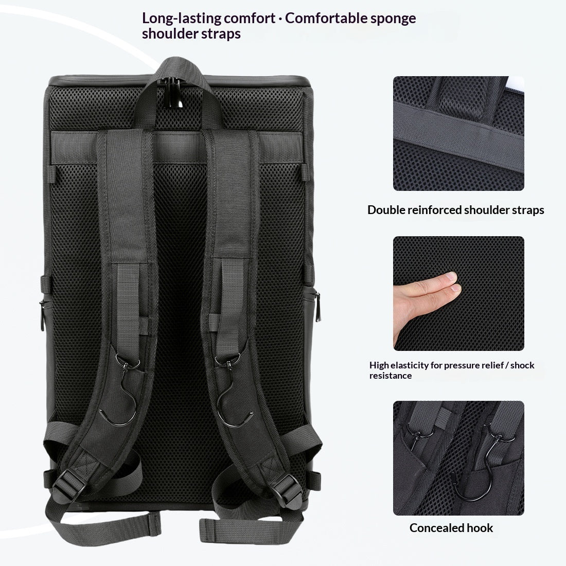 Cross-border New Mens Waterproof Large-capacity