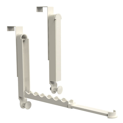 2Pcs Over The Door Hanger Hooks For Clothes Foldable Clothes Drying Rack For Laundry Coats Towels Portable Clothing Hanger Hook For 1.81In Thickness D