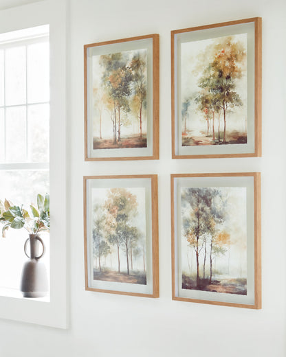 Bryneford - Wall Art Set (Set of 4) - Multi