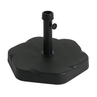 Hex Shape Outdoor 65-Pound Umbrella Base