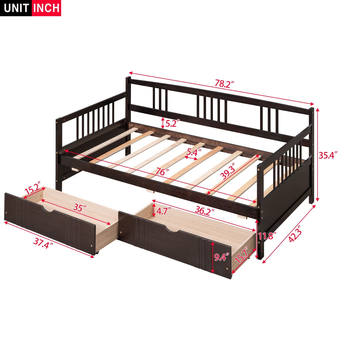 Multifunctional Modern Daybed
