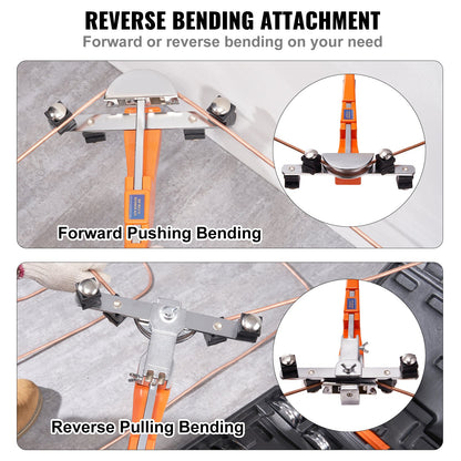 Pipe Tube Bender, 1/4"-7/8" O.D. Ratcheting Tubing Bender