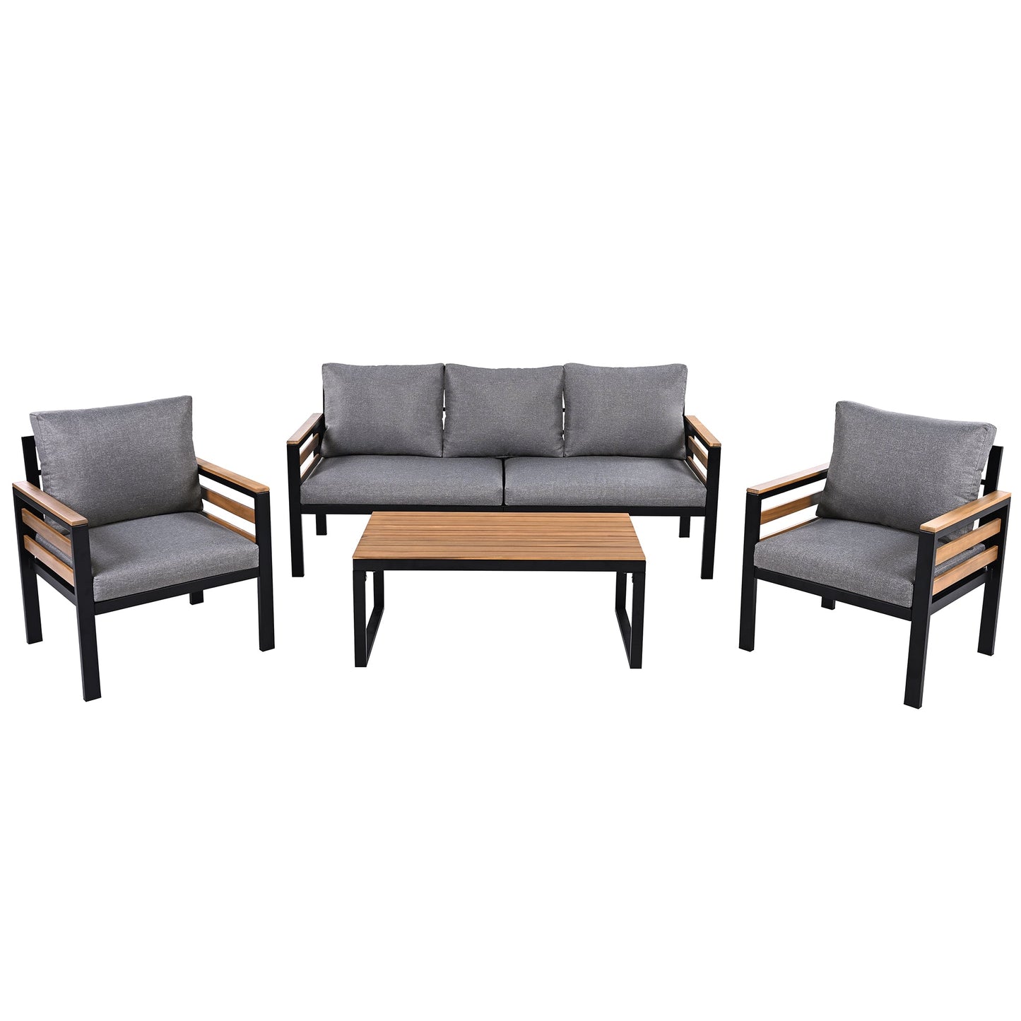 GO 4-Piece Outdoor Furniture Sofa Set for 5 People
