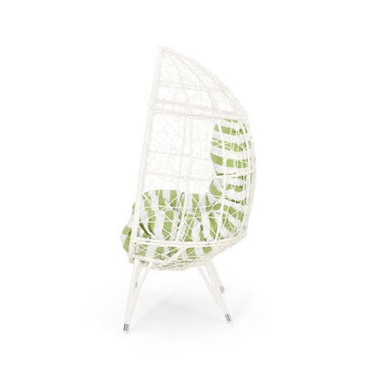 Cosmos - Round Hammered Iron Teardrop Chair