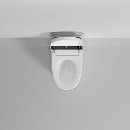 Modern Smart Toilet with Bidet Seat Built-In
