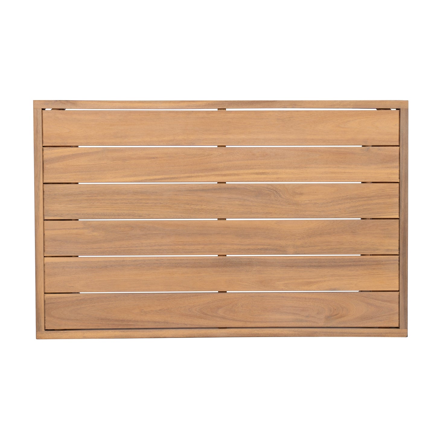 Patio Acacia Wood Chat Set, Club Chair + Coffee Table with Water-resistant Cushion