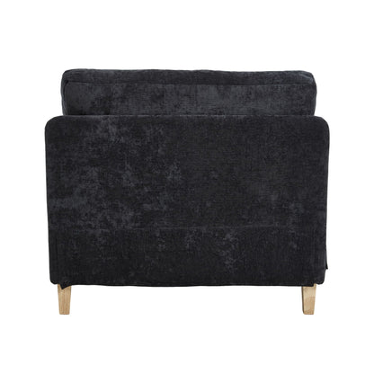 Mid Century Modern Foldable Sofa Bed, 3 In 1 Convertible Sleeper With 3 Pillows
