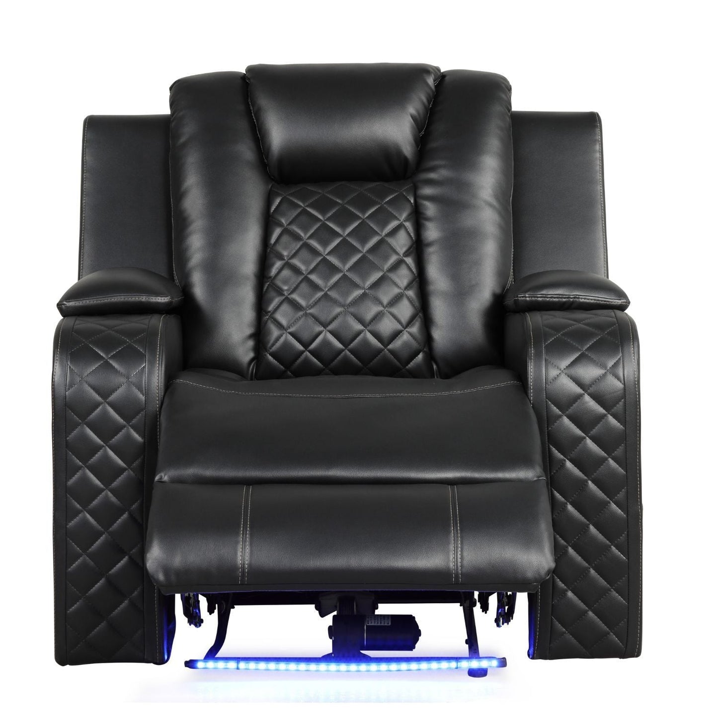 Benz - LED & Power Recliner Chair With Adjustable Headrest