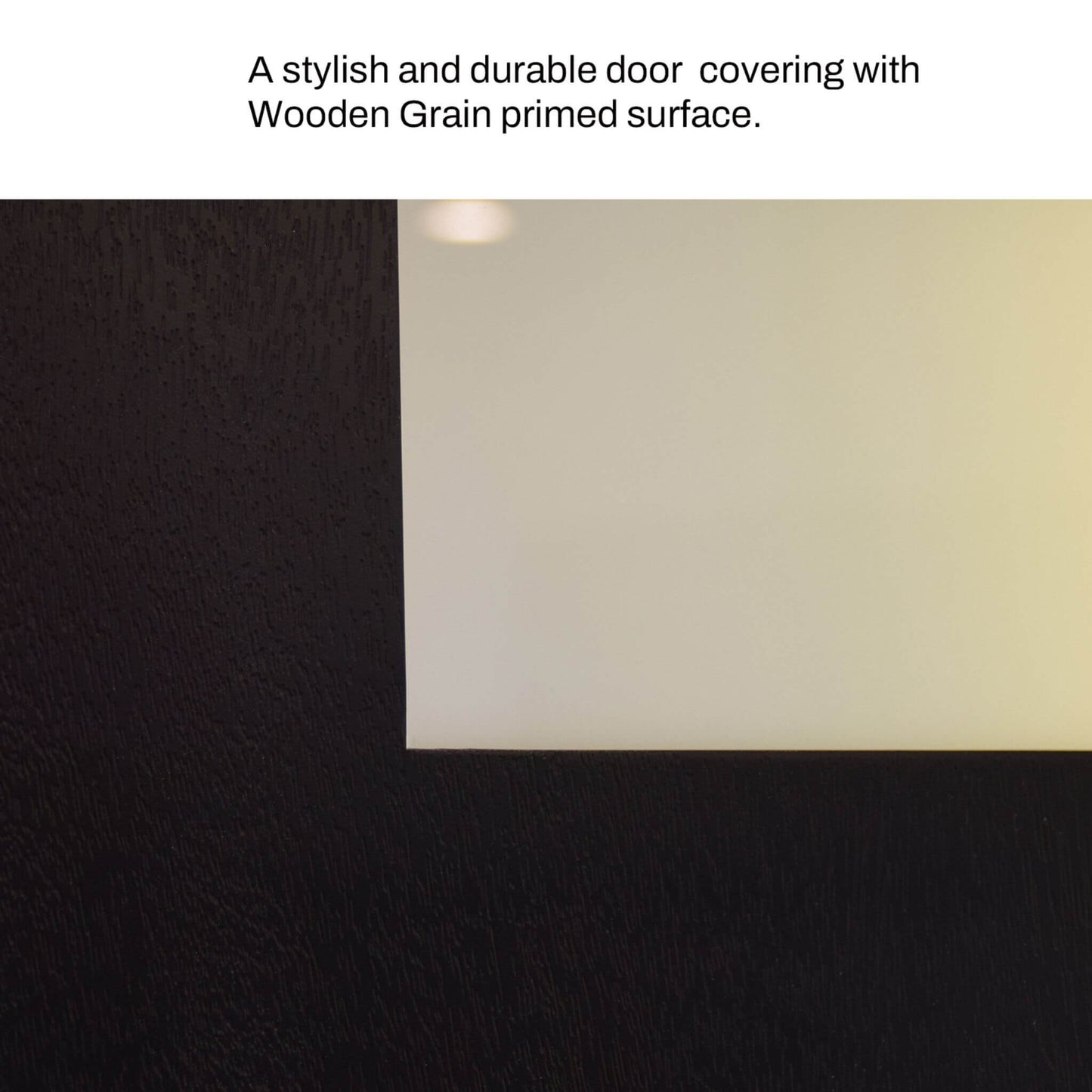 [36X80-Inch] Nuvia Contemporary Frosted Glass Fiberglass Left Inswing Front Door With 6-9/16 White Vinyl Frame (SAK78420)