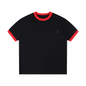 Loki & Ivy Contrast Edge Ribbed Crewneck T-Shirt
