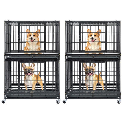 37" Stackable Heavy Duty Dog Kennel 371D08