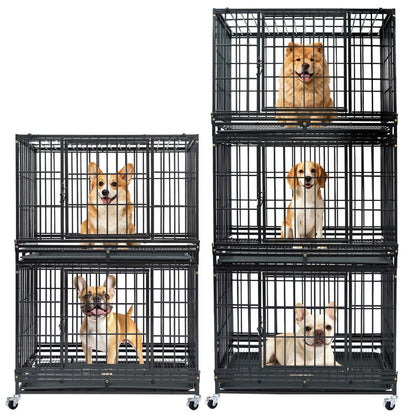 37" Stackable Heavy Duty Dog Kennel 371D08