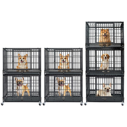 37" Stackable Heavy Duty Dog Kennel 371D08